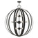 16 Lt Black Foyer Chandelier (108|46418-04)