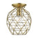 1 Lt Antique Brass Flush Mount (108|46598-01)