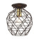1 Lt Bronze Flush Mount (108|46598-07)