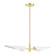 2 Lt Satin Brass Linear Chandelier (108|49492-12)