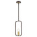 1 Lt Bronze with Antique Brass Accents Pendant (108|49741-07)