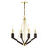 4 Lt Satin Brass Mini Chandelier (108|51164-12)