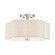 3 Lt Brushed Nickel Semi Flush (108|58063-91)