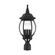 3 Lt Textured Black Outdoor Post Top Lantern (108|7526-14)
