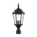 3 Lt Textured Black Outdoor Post Top Lantern (108|7563-14)