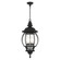 4 Lt Textured Black Outdoor Pendant Lantern (108|7705-14)
