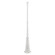 Textured White Lamp Post (108|7709-13)