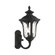 3 Lt Textured Black Outdoor Wall Lantern (108|7856-14)