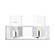 2 Lt Polished Chrome Bath Vanity (108|16552-05)