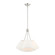 3 Lt Brushed Nickel Shaded Chandelier (108|40563-91)