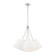 4 Lt Brushed Nickel Shaded Chandelier (108|40564-91)