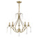 5 Lt Antique Brass Chandelier (108|40845-01)