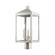 3 Lt Brushed Nickel Outdoor Post Top Lantern (108|20592-91)