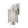 1 Lt Brushed Nickel Wall Lantern (108|20682-91)