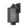 1 Lt Textured Black Wall Lantern (108|20683-14)