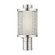 1 Lt Brushed Nickel Post Light (108|20684-91)