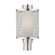 1 Lt Brushed Nickel Post Light (108|20686-91)