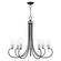 7 Lt Black Chandelier (108|42927-04)