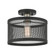 1 Lt Black Semi Flush Mount (108|46216-04)