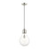 1 Lt Brushed Nickel Mini Pendant (108|49092-91)