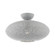 1 Lt Nordic Gray Semi Flush Mount (108|49183-80)