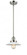 Halophane - 1 Light - 9 inch - Polished Nickel - Stem Hung - Mini Pendant (3442|201S-PN-G1)