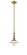 Halophane - 1 Light - 9 inch - Brushed Brass - Stem Hung - Adjustable Mini Pendant (3442|206-BB-G1-LED)