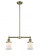 Canton - 2 Light - 21 inch - Antique Brass - Stem Hung - Adjustable Island Light (3442|209-AB-G181S)