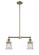 Canton - 2 Light - 21 inch - Antique Brass - Stem Hung - Adjustable Island Light (3442|209-AB-G184S-LED)