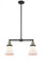 Bellmont - 2 Light - 21 inch - Black Antique Brass - Stem Hung - Adjustable Island Light (3442|209-BAB-G191)