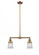 Canton - 2 Light - 21 inch - Brushed Brass - Stem Hung - Adjustable Island Light (3442|209-BB-G182S-LED)