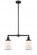 Canton - 2 Light - 21 inch - Oil Rubbed Bronze - Stem Hung - Adjustable Island Light (3442|209-OB-G181-LED)