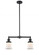 Canton - 2 Light - 21 inch - Oil Rubbed Bronze - Stem Hung - Adjustable Island Light (3442|209-OB-G181S-LED)