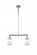 Canton - 2 Light - 21 inch - Polished Chrome - Stem Hung - Adjustable Island Light (3442|209-PC-G181S-LED)