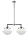 Oxford - 2 Light - 25 inch - Polished Chrome - Stem Hung - Adjustable Island Light (3442|209-PC-G541)