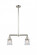 Canton - 2 Light - 21 inch - Polished Nickel - Stem Hung - Adjustable Island Light (3442|209-PN-G184S-LED)