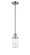 Dover - 1 Light - 5 inch - Brushed Satin Nickel - Stem Hung - Mini Pendant (3442|201S-SN-G312-LED)