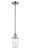 Dover - 1 Light - 5 inch - Brushed Satin Nickel - Stem Hung - Mini Pendant (3442|201S-SN-G314-LED)