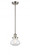 Olean - 1 Light - 7 inch - Brushed Satin Nickel - Stem Hung - Mini Pendant (3442|201S-SN-G322-LED)