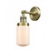 Dover - 1 Light - 5 inch - Antique Brass - Adjustable Sconce (3442|203-AB-G311-LED)