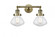 Olean - 2 Light - 17 inch - Antique Brass - Adjustable Bath Vanity Light (3442|208-AB-G324-LED)