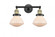 Olean - 2 Light - 17 inch - Black Antique Brass - Adjustable Bath Vanity Light (3442|208-BAB-G321-LED)