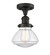 Olean - 1 Light - 7 inch - Oil Rubbed Bronze - Semi-Flush Mount (3442|517-1CH-OB-G322)