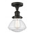 Olean - 1 Light - 7 inch - Oil Rubbed Bronze - Semi-Flush Mount (3442|517-1CH-OB-G324)