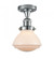 Olean - 1 Light - 7 inch - Polished Chrome - Semi-Flush Mount (3442|517-1CH-PC-G321-LED)