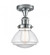 Olean - 1 Light - 7 inch - Polished Chrome - Semi-Flush Mount (3442|517-1CH-PC-G322-LED)