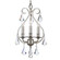 Ashton 3 Light Swarovski Strass Crystal Olde Silver Mini Chandelier (205|5013-OS-CL-S)