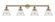 Cone - 4 Light - 44 inch - Brushed Brass - Adjustable Bath Vanity Light (3442|215-BB-G44)