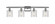 Cobbleskill - 4 Light - 35 inch - Polished Chrome - Bath Vanity Light (3442|516-4W-PC-G112-LED)