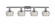 Fenton - 4 Light - 37 inch - Polished Chrome - Bath Vanity Light (3442|516-4W-PC-G92-LED)